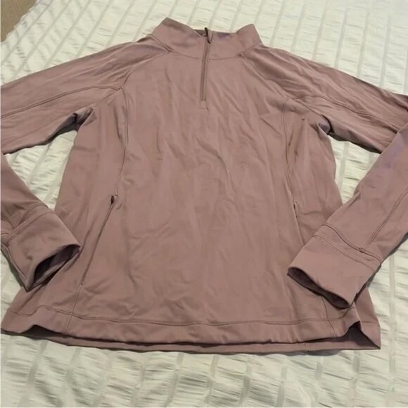 Rainier Half zip, Flora Mauve color - Picture 3 of 8